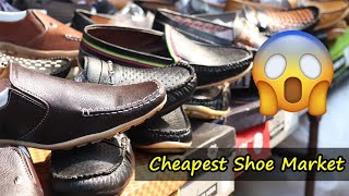 Cheapest Shoe Market in Kolkata  Padmapukur Juto Bazaar  Leather Shoes Bags Belts and Jackets [upl. by Ennaylime850]