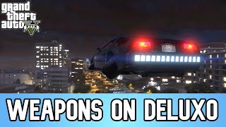 Gta 5 Online  How To Put Weapons On Deluxo amp Customize Deluxo [upl. by Martita]