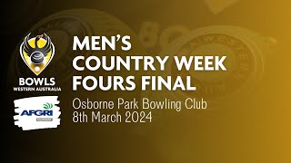 Mens Country Week 2024  Fours Final [upl. by Spragens]