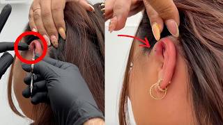 Jonys Vlog 013 We Saved an extremely swollen forward Helix Piercing [upl. by Enyrhtac]