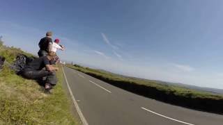 Isle Of Man Kawasaki H2R James Hillier 216 mph [upl. by Suirtimid]