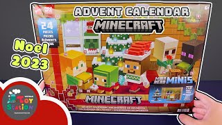 24 bất ngờ ngả ngửa từ hộp Minecraft Advent Calendar cho Noel 2023 ToyStation 824 [upl. by Darooge421]