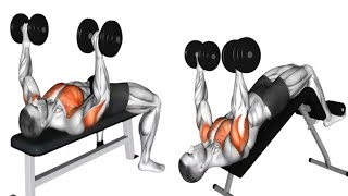 Chest Workout Chest Gym Workout Chest Workout With Dumbbells fitnesstips1822 gym viralvideo [upl. by Katzir382]