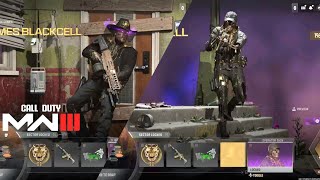 Operator Rick Grimes VS LASWELL Battle Pass Blackcell Skins Modern Warfare 3 Season 2 [upl. by Nalra]