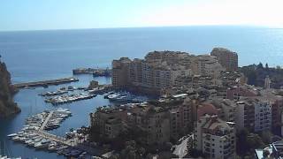 Vue sur Monaco depuis le Jardin Exotique [upl. by Nogas649]