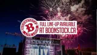 Boonstock 2013 Lineup Announcement [upl. by Abad]