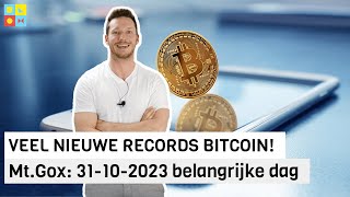 Veel nieuwe records BITCOIN  MtGox 31102023 belangrijke dag  Crypto nieuws vandaag  911 [upl. by Mcevoy]