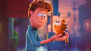 The Garfield Movie 2024  Jon Saves Baby Garfield  Opening Scene  ClipCenter [upl. by Anesor]