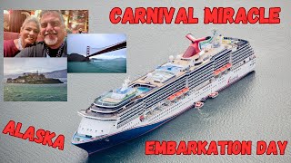 Carnival Miracle Embarkation Day  10 Day Alaska Cruise [upl. by Lauber]