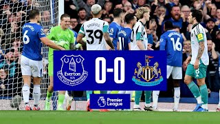 EVERTON 00 NEWCASTLE  Premier League highlights [upl. by Koffler]