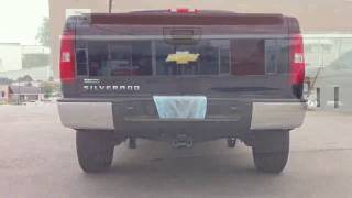 2010 Chevy SIlverado Flowmaster Super 44 Exhaust Sound Idle amp Take off [upl. by Zzahc]