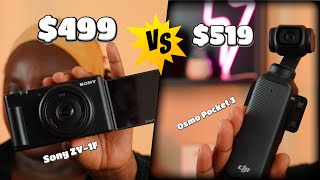 DJI OSMO POCKET 3 VS SONY ZV1F  BEST COMPACT CAMERAS 2024 [upl. by Amadus]