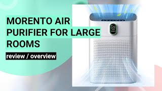 MORENTO Air Purifier Review Best for Large Rooms amp Pet Owners [upl. by Leshia]