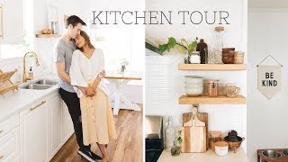 KITCHEN TOUR  decor amp organization tips [upl. by Saxela]