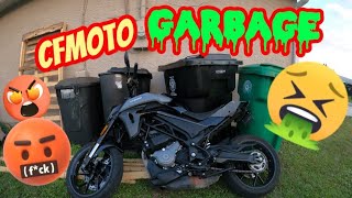 CFMOTO 300NK JUNK Motorcycle brand all HYPE by motovloggers [upl. by Amalberga]