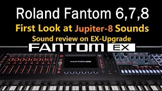 Roland Fantom EX Upgrade sound review [upl. by Areem]