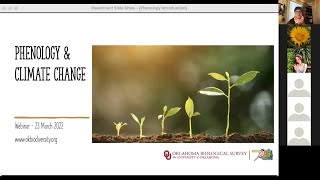 Phenology and Climate Change  Webinar 23 March 2022 [upl. by Sregor693]