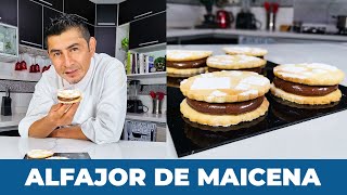 CÓMO HACER ALFAJORES DE MAICENA 😍🍫  Endúlzate [upl. by Dennis]