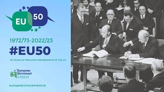 50th Anniversary of Ireland signing the Treaty of Accession to the European Communities [upl. by Karita]