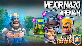 MEJOR MAZO PARA SUBIR A ARENA 4Clash Royale [upl. by Helli833]