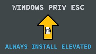 Windows Privilege Escalation  AlwaysInstallElevated [upl. by Aneert]