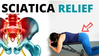 15 Sciatica Stretches for Spinal Decompression Sciatica Lower back Pain Relief [upl. by Morrill]