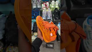 50 Lanvin leather curb sneakers  Orange Review lanvin designer shoes cnfans pandabuy haul [upl. by Hilbert]