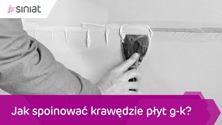 Jak spoinować krawędzie płyt gk [upl. by Diahann]