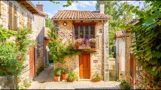 Lourmarin the most beautiful village in France  Walking tour 4k [upl. by Armillia]