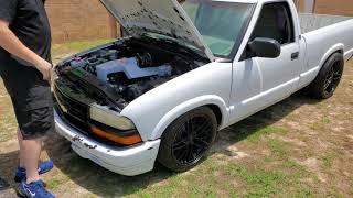 2003 LS1 powered S10 that needs a name at I95 Muscle [upl. by Annaiel]