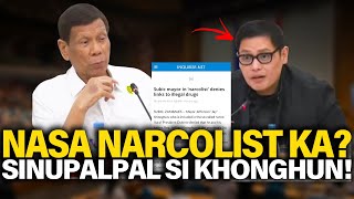 NAPASAMA KA SA NARCOLIST NI PRES DU30 BUTATA SI JAY KHONGHUN SA MGA SAGOT NI FPRRD PANOORIN [upl. by Pegeen991]