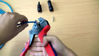 Instruction how to terminate crimp a Wieland PST40i1 contact with a Rennsteig Crimp Tool [upl. by Stringer747]