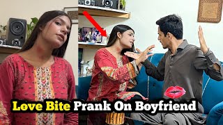 Love Bite Prank On Boyfriend Gone Extremely Wrong  He Slapped Me😭 [upl. by Kowtko227]