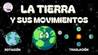 🌍 LA TIERRA y sus MOVIMIENTOS 🌎  Rotación y Traslación  Vídeo educativo para niños de Primaria [upl. by Okika730]