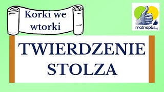 KORKI WE WTORKI cz29 Twierdzenie Stolza korepetycjezmatematyki matematyka [upl. by Kev882]