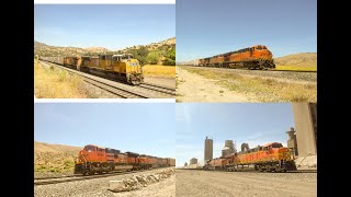 6224 Railfanning Tehachapi Featuring HEAVY action at Monolith NS units amp MORE [upl. by Naujaj]