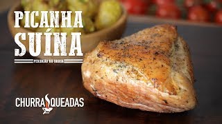 Picanha Suína com Batatas na Mostarda I Churrasqueadas [upl. by Rehtul]