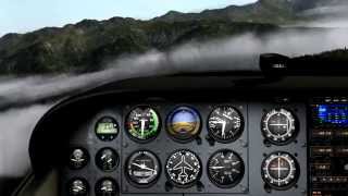 XPlane Lyon nach Courchevel  Komplettes Video [upl. by Hussey]