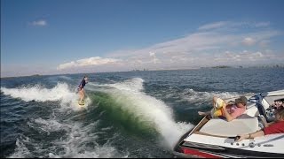 2016 Tigé RZX with TAPS3  Wake Surf Review [upl. by Nagaem]