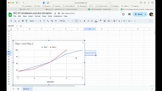 BIO 107 stickleback drift selection simulation how to plot [upl. by Alliuqahs]