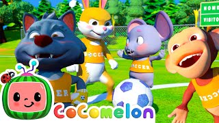 How to Play Soccer  CoComelon Animal Time  Learning with Animals  Nursery Rhymes for Kids [upl. by Yrogreg]