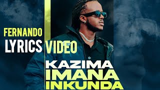 DJ FERNANDO  Kizima Imana inkunda Lyrics vidéo [upl. by Dugaid302]