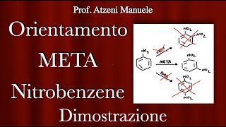 Chimica organica Dimostrazione dellorientamento Meta nel Benzene L78 ProfAtzeni ISCRIVITI [upl. by Ellered278]