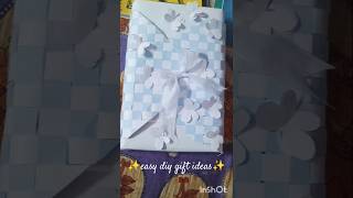 easy aesthetic gift ideas🦋✨ diy gift wrapping  diy craft shorts trending [upl. by Eleda]