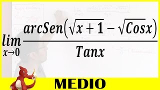 Regla de LHopital  Ej1 Cero sobre Cero  ArcoSeno y Raíz [upl. by Naaman840]