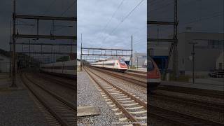 SBB RABDe 500 ICN beim Bahnhof Rupperswil [upl. by Dorlisa]