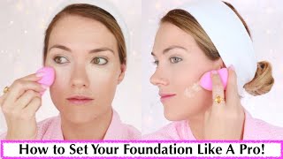 HOW TO USE SETTING POWDER to set your foundation  HOW TO BAKE with SETTING POWDER  Rita Almusa [upl. by Bryant]