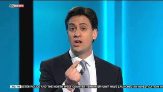 Leaders Debate  Ed Miliband Vs David Cameron On Tax [upl. by Levins]