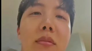 BTS Jhope new weavers live JHOPE daily skin care routinebtsjhopelivebtsarmy [upl. by Ridinger]