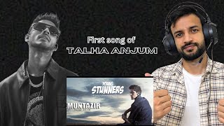 Talha anjum first song  Muntazir  Official Music Video  Talha Anjum  Reaction video [upl. by Churchill88]